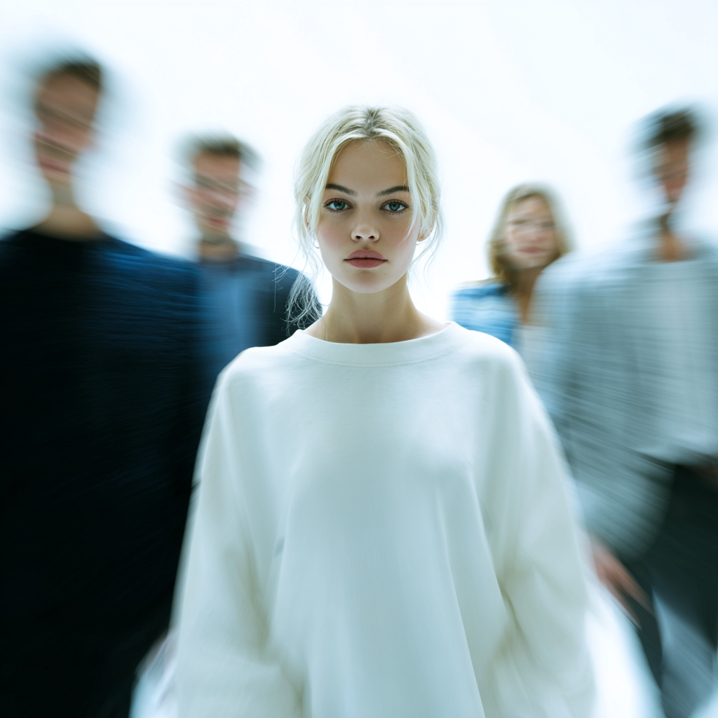 Fashion-forward portrait for Whisp hero